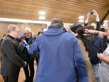 Abschlusspressekonferenz der Deutschen Bischofskonferenz (Foto: Karl-Franz Thiede)